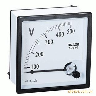 90°方形指针式直流电压测量仪表(96*96)