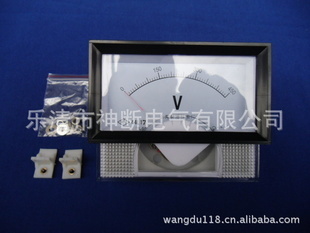 电压测量仪表-直销44L17-450V指针式上海新浦电压表-电压测量仪表尽在阿里.